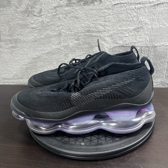 Nike Air Max Scorpion FK 2022 Mens Size 10 Black Purple Running Lace Up Shoes - Picture 3 of 10